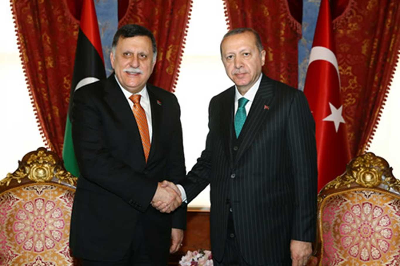 Erdoğan Es-Sarrac görüşmesi başladı Erdoğan Es-Sarrac görüşmesi başladı